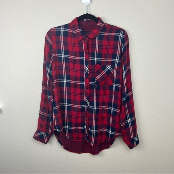 Rails Taitum Button Up Light Flannel Shirt - Picture 2 of 6